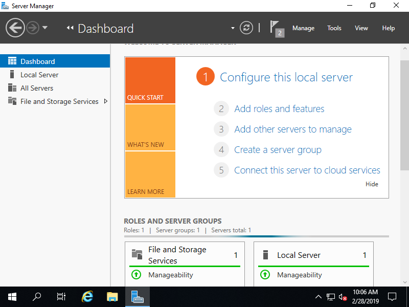 Windows Server 2019 Core Install Active Directory - Gambaran